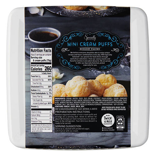 Specially Selected Mini Eclairs Dessert Pastries, 30 count